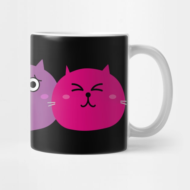 Bisexual Kawaii Cats Shirt by For Lesbians, By Lesbians